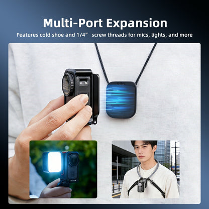 FLYMILE For DJI Osmo Nano Magnetic Expansion Mount Aluminum Alloy Frame Camera Accessory