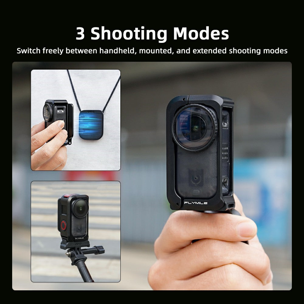 FLYMILE For DJI Osmo Nano Magnetic Expansion Mount Aluminum Alloy Frame Camera Accessory