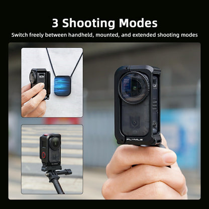 FLYMILE For DJI Osmo Nano Magnetic Expansion Mount Aluminum Alloy Frame Camera Accessory