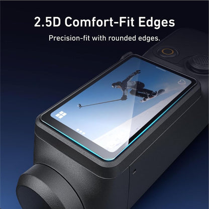 2 Sets For DJI Osmo Pocket 3 Camera Screen Film + Lens Film Tempered Glass 9H Hardness Screen Protectors