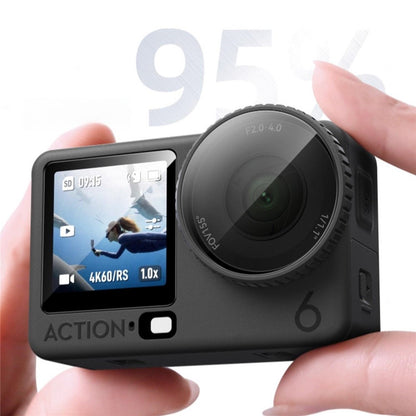 For DJI Osmo Action 6 Home Screen Film + Front Screen Film + Lens Protector Tempered Glass Camera Film Set