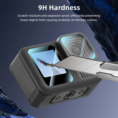 2 Sets for GoPro Hero 13 Home Screen Film + Front Screen Film + Lens Protector Tempered Glass Camera Film Set