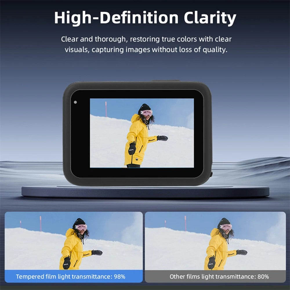 2 Sets for GoPro Hero 13 Home Screen Film + Front Screen Film + Lens Protector Tempered Glass Camera Film Set