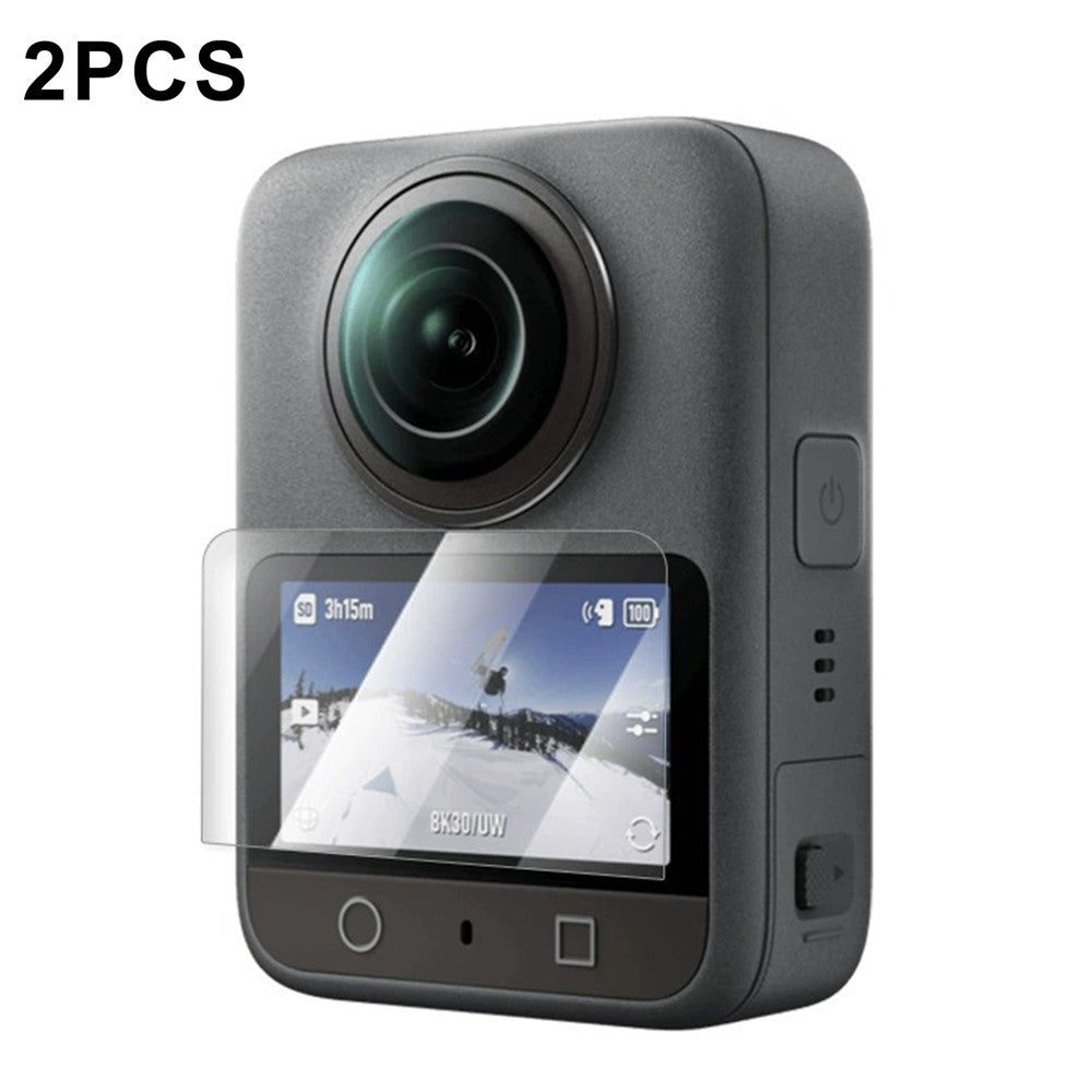 2Pcs For DJI Osmo 360 Tempered Glass Screen Protector HD Clear 9H Hardness Camera Film