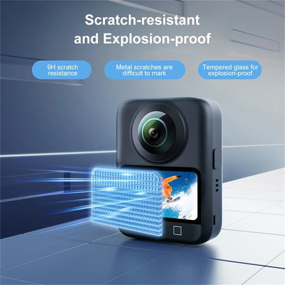 2Pcs For DJI Osmo 360 Tempered Glass Screen Protector HD Clear 9H Hardness Camera Film