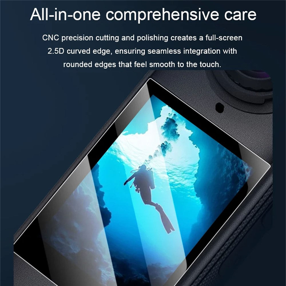 3Pcs For Insta360 X4 Air Tempered Glass Screen Protector HD Clear 9H Hardness Camera Film