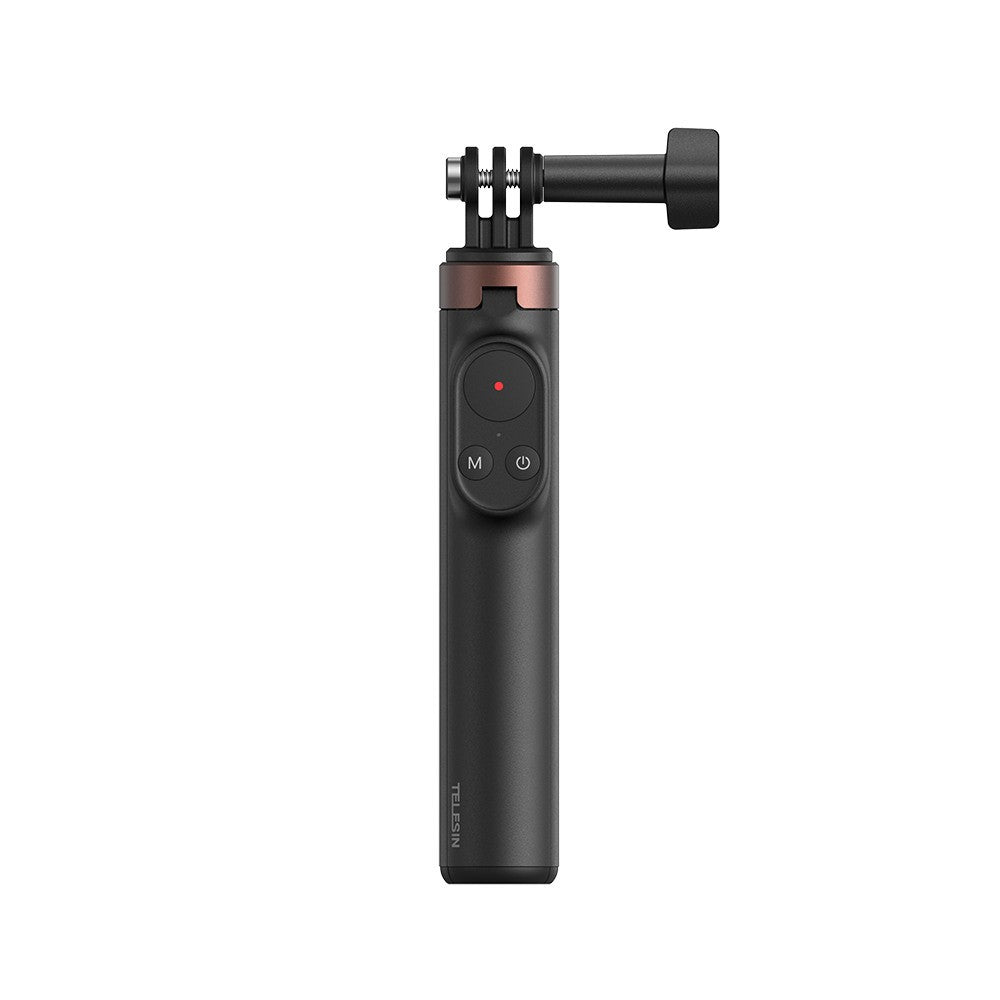 TELESIN S1-CSS-08 Vlog Selfie Stick for GoPro Hero 13 / 13 / 11 / DJI Osmo 360 Aluminum Alloy Tripod with Remote Control