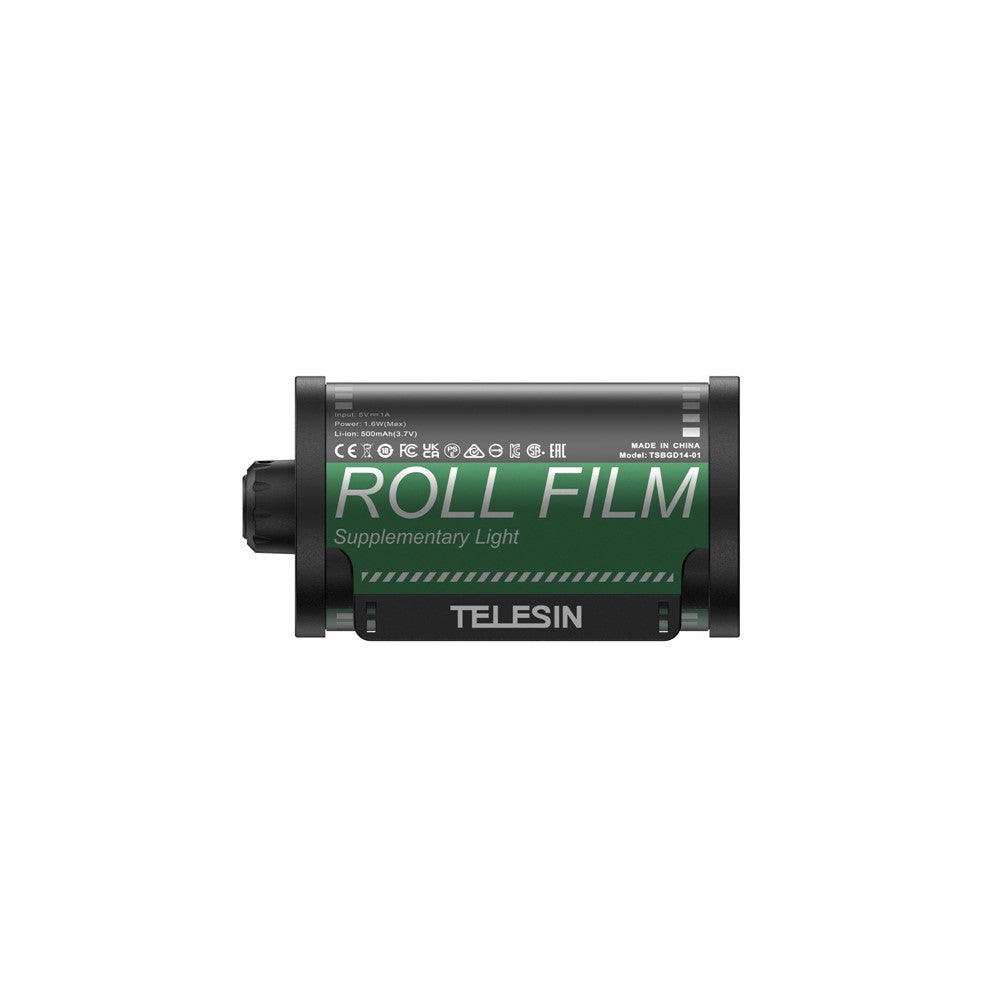TELESIN S5-BGD-14 MagFilm Fill Light for DJI Osmo Action 6 /  Action 5 / Pocket 3 , Cold Shoe Mount Dual Color Temperature Video Light