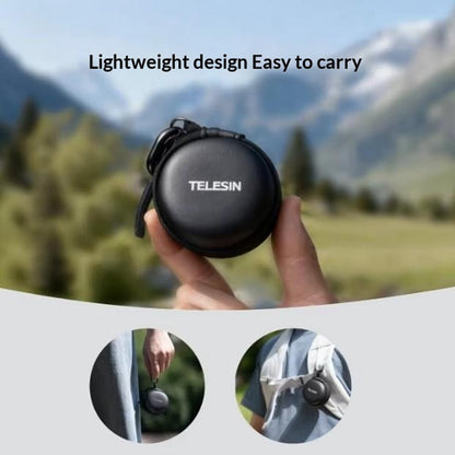 TELESIN S6-PRC-13 4 Slots Action Camera Filter Storage Case for DJI Osmo Action 6 / 5 Pro / 4 / 3 Filter Carring Box