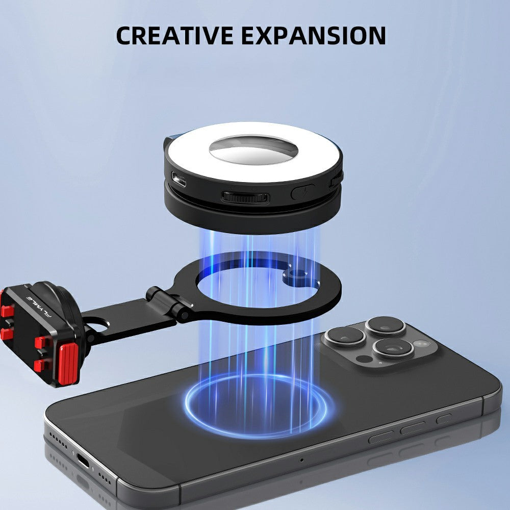 FLYMILE For Insta360 Ace Pro 2 / Ace Pro Quick Release Magnetic Mount Aluminum Alloy Camera Extension Stand