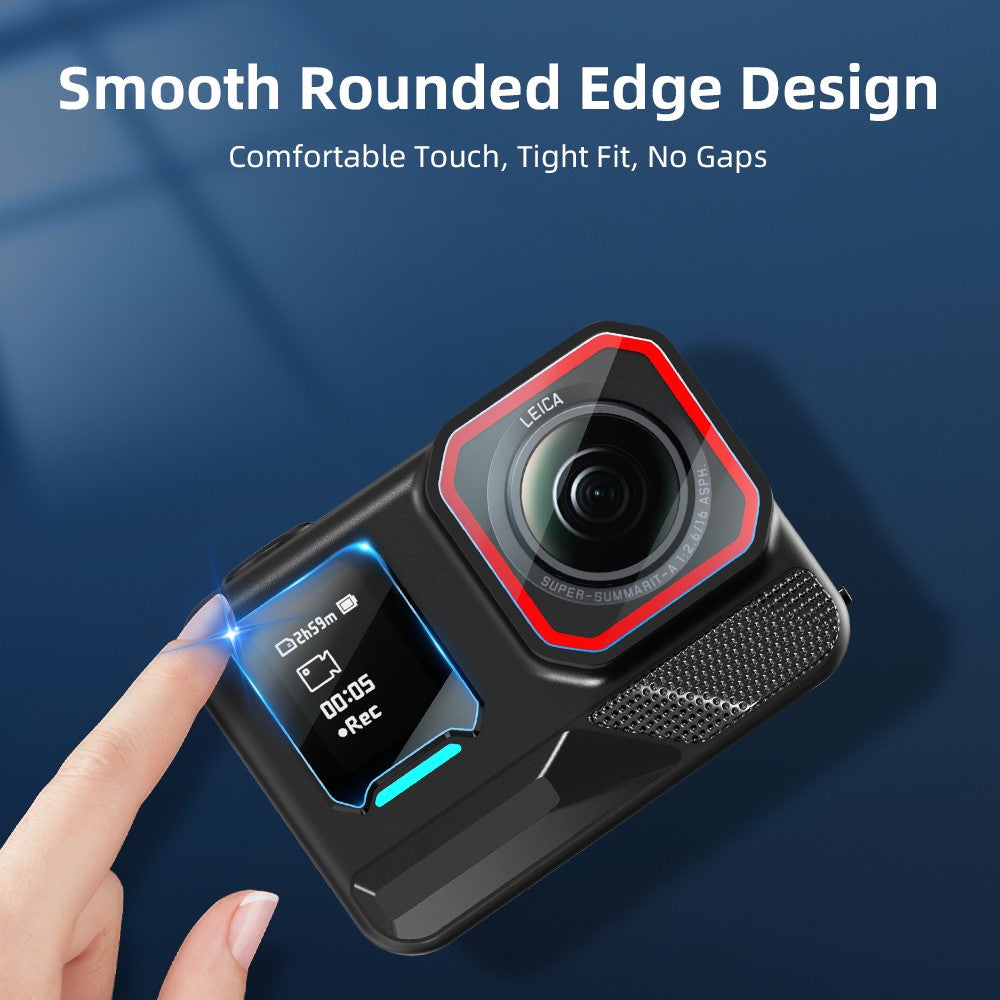 FLYMILE 1 Set For Insta360 Ace Pro 2 Camera Tempered Glass Screen Protector Front Rear Lens Film