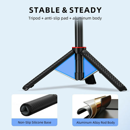 BRDRC For DJI Osmo Action 6 / Osmo Nano Magnetic Tripod Rotation Telescopic Selfie Stick Aluminum Alloy Stand