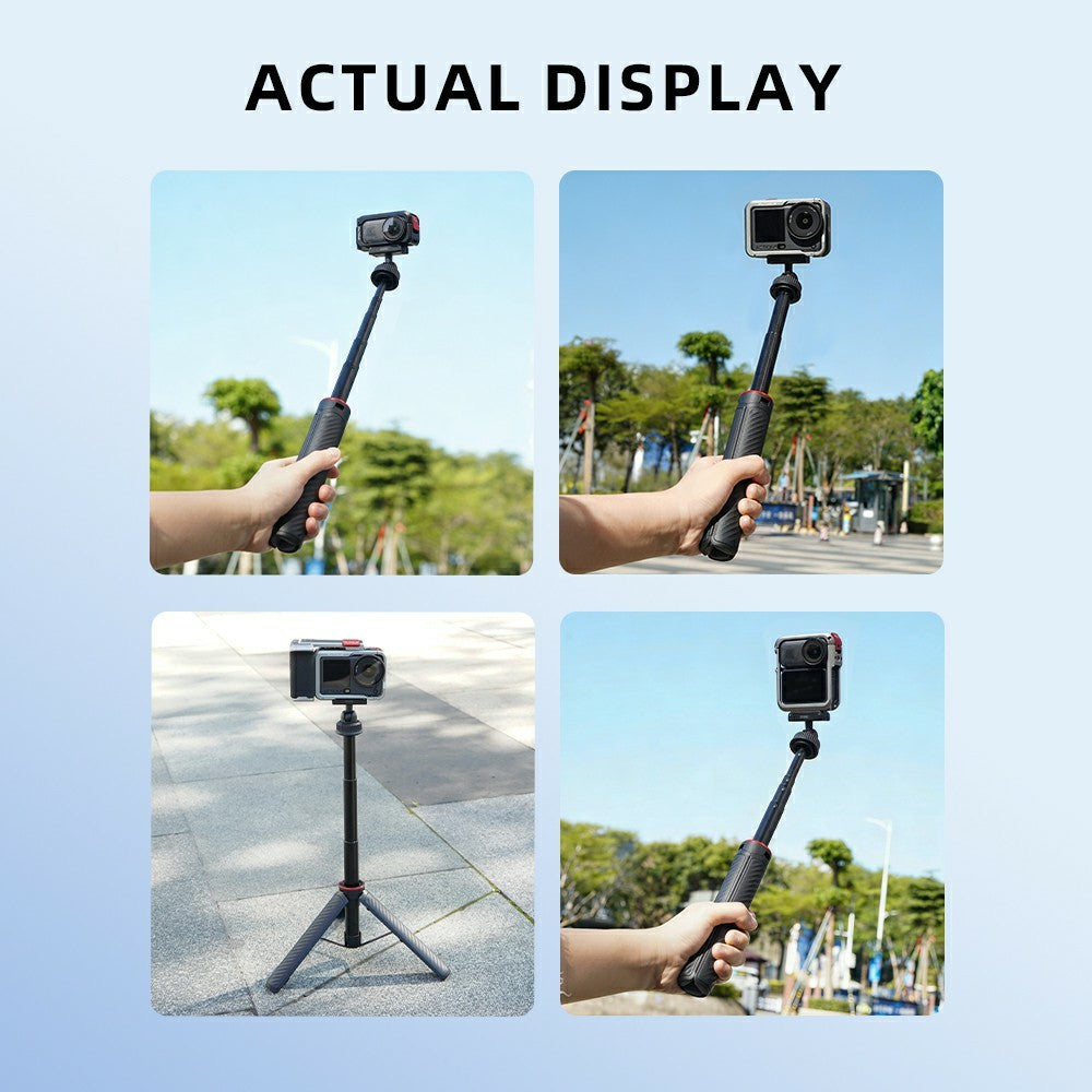 BRDRC For DJI Osmo Action 6 / Osmo Nano Magnetic Tripod Rotation Telescopic Selfie Stick Aluminum Alloy Stand