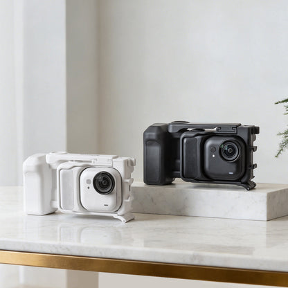 SUNNYLIFE GU-BK150 For Insta360 Go Ultra Rabbit Cage Handle Street Photography Grip Quick Release Frame