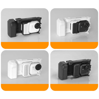 SUNNYLIFE GU-BK150 For Insta360 Go Ultra Rabbit Cage Handle Street Photography Grip Quick Release Frame