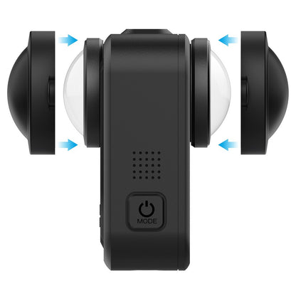 2Pcs Lens Protective Cover for GoPro MAX2 Silicone Shockproof Anti-scratch Camera Protection Cap