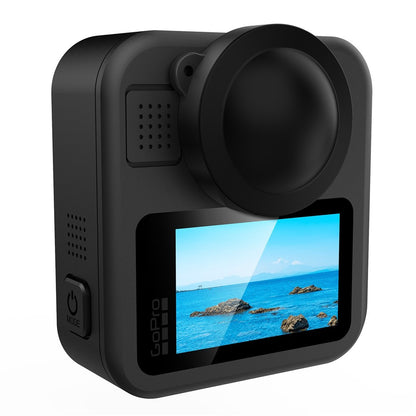2Pcs Lens Protective Cover for GoPro MAX2 Silicone Shockproof Anti-scratch Camera Protection Cap