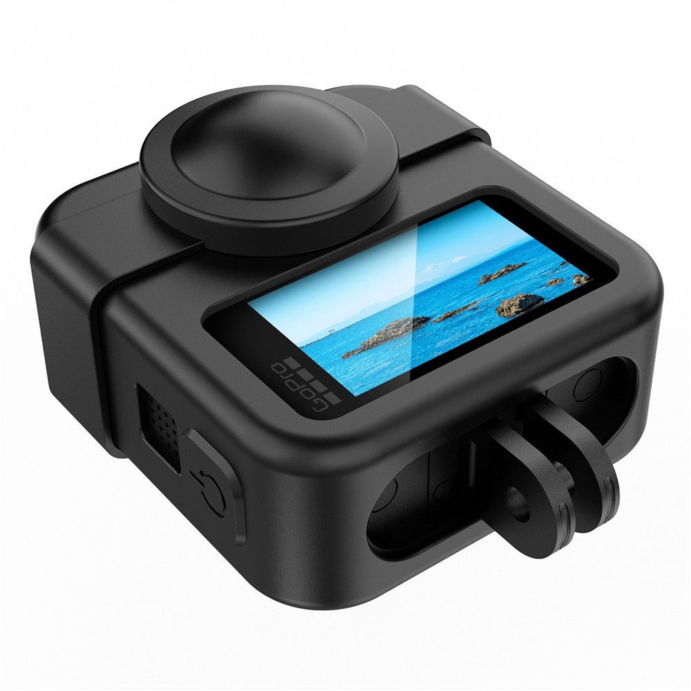 For GoPro MAX2 Silicone Case Shockproof Lens Cap Camera Body Protective Cover