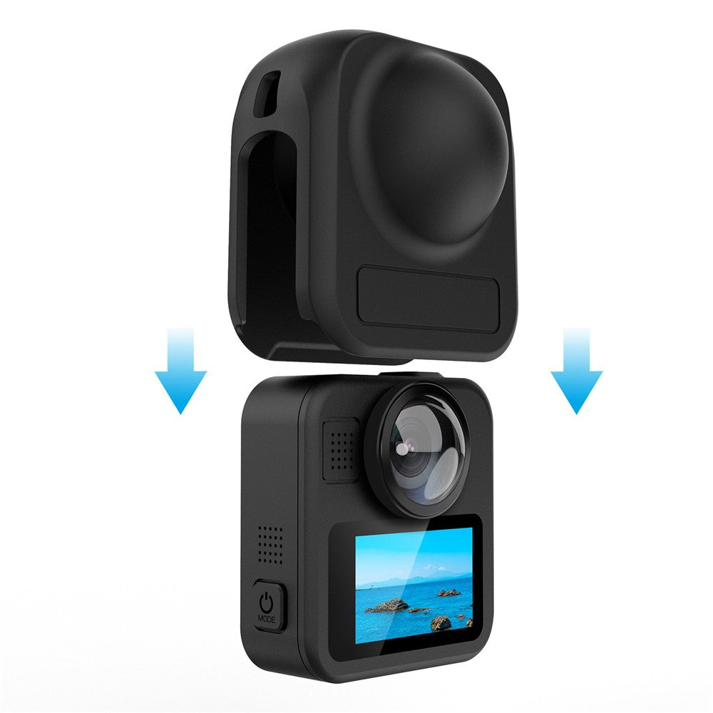 Silicone Lens Protector Cover for GoPro MAX2 Shockproof Anti-Impact Protective Camera Case
