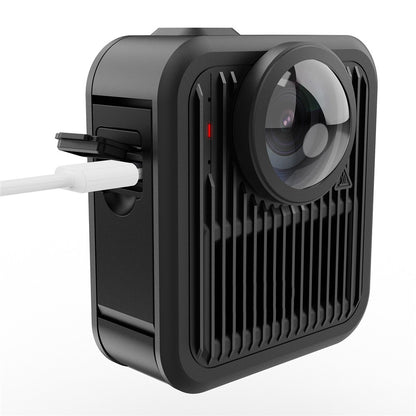 For GoPro MAX2 Side Cover ABS Charging Port Protective Cover Dustproof Battery Door Replacement