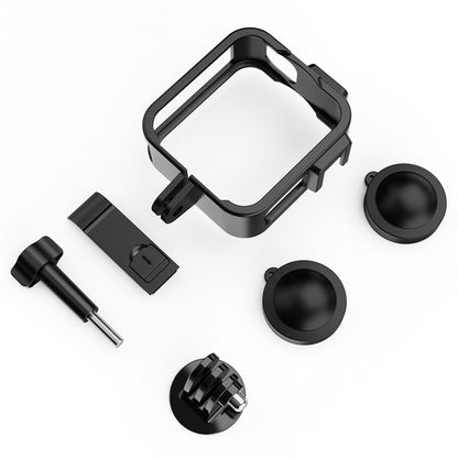Protective Case for GoPro MAX2 Plastic Cage Expansion Frame Side Opening Battery Cover Shockproof Housing Kit