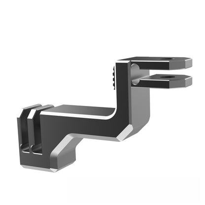 L-Shaped Aluminum Mount Bracket for GoPro Hero 9  /  10  /  11  /  12 Vertical Horizontal Adapter Mount Connector with Long Screw