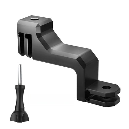 L-Shaped Aluminum Mount Bracket for GoPro Hero 9  /  10  /  11  /  12 Vertical Horizontal Adapter Mount Connector with Long Screw