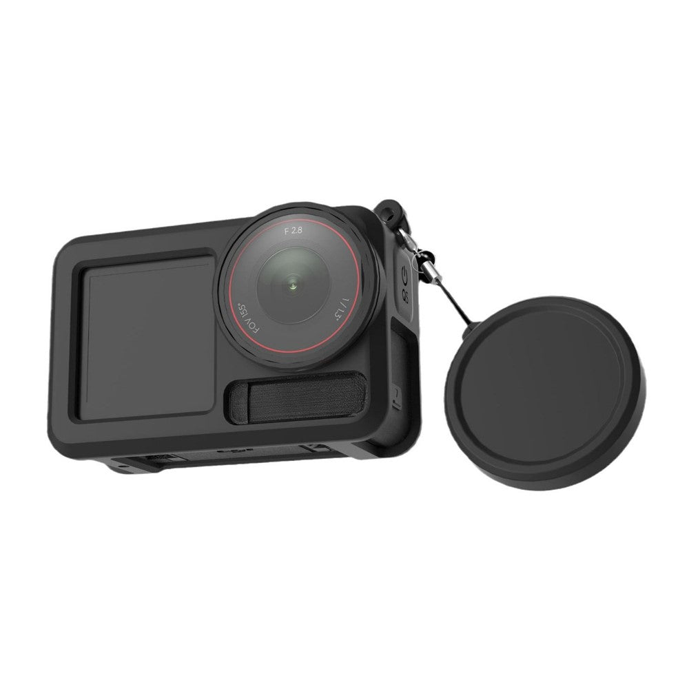 Silicone Case for DJI Osmo Action 3  /  4  /  5 Pro Shockproof Anti-scratch Lens Cap Body Protective Cover