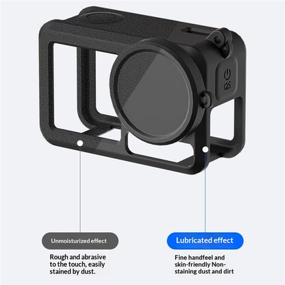 Silicone Case for DJI Osmo Action 3  /  4  /  5 Pro Shockproof Anti-scratch Lens Cap Body Protective Cover