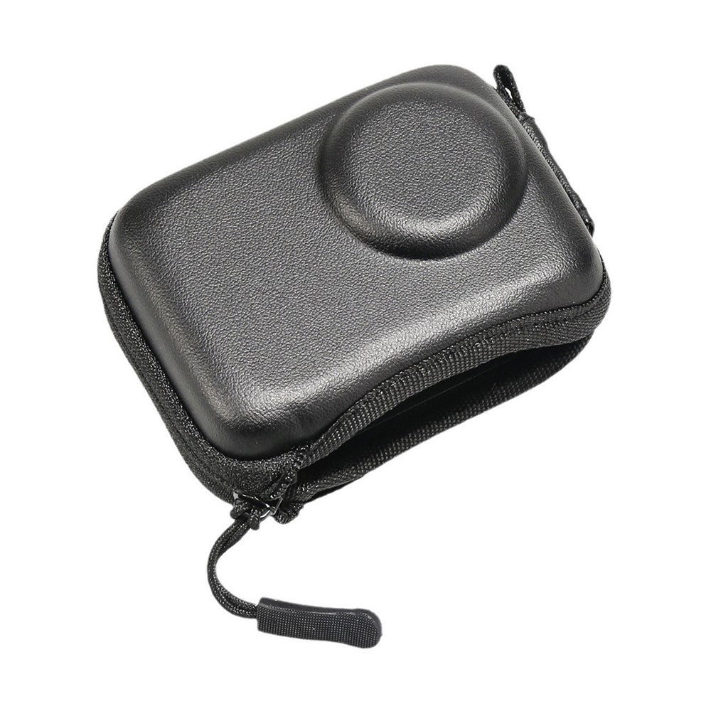 Semi-Open Hard Shell Case for DJI Osmo Action 5 Pro PU Leather Storage Bag Shockproof Portable Carrying Pouch