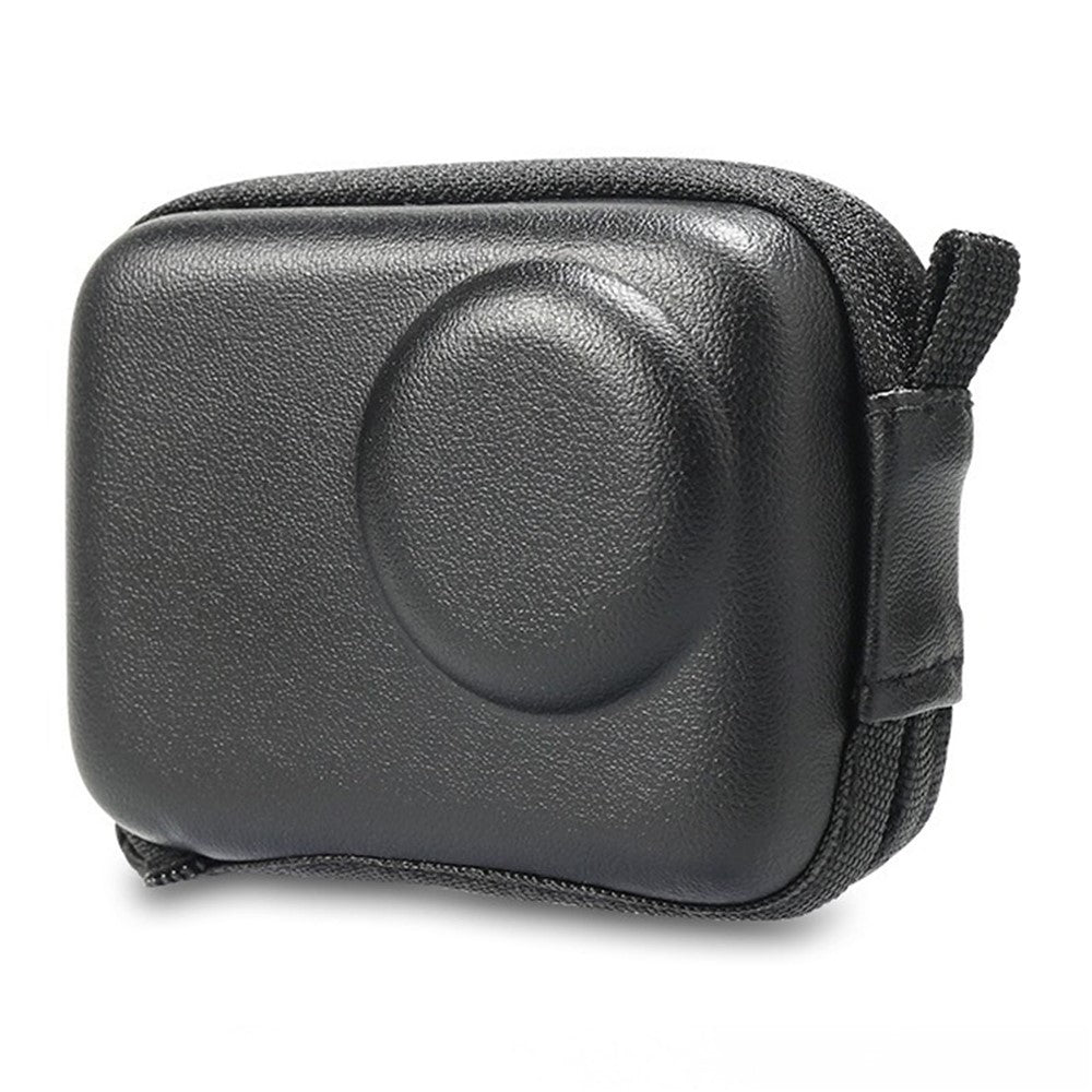 Semi-Open Hard Shell Case for DJI Osmo Action 5 Pro PU Leather Storage Bag Shockproof Portable Carrying Pouch