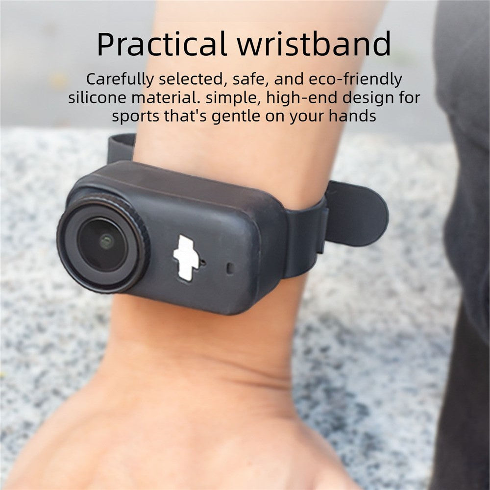 Silicone Wristband Case for DJI Osmo Nano Action Camera Multi-functional Wrist Strap Adjustable Wristband Cover