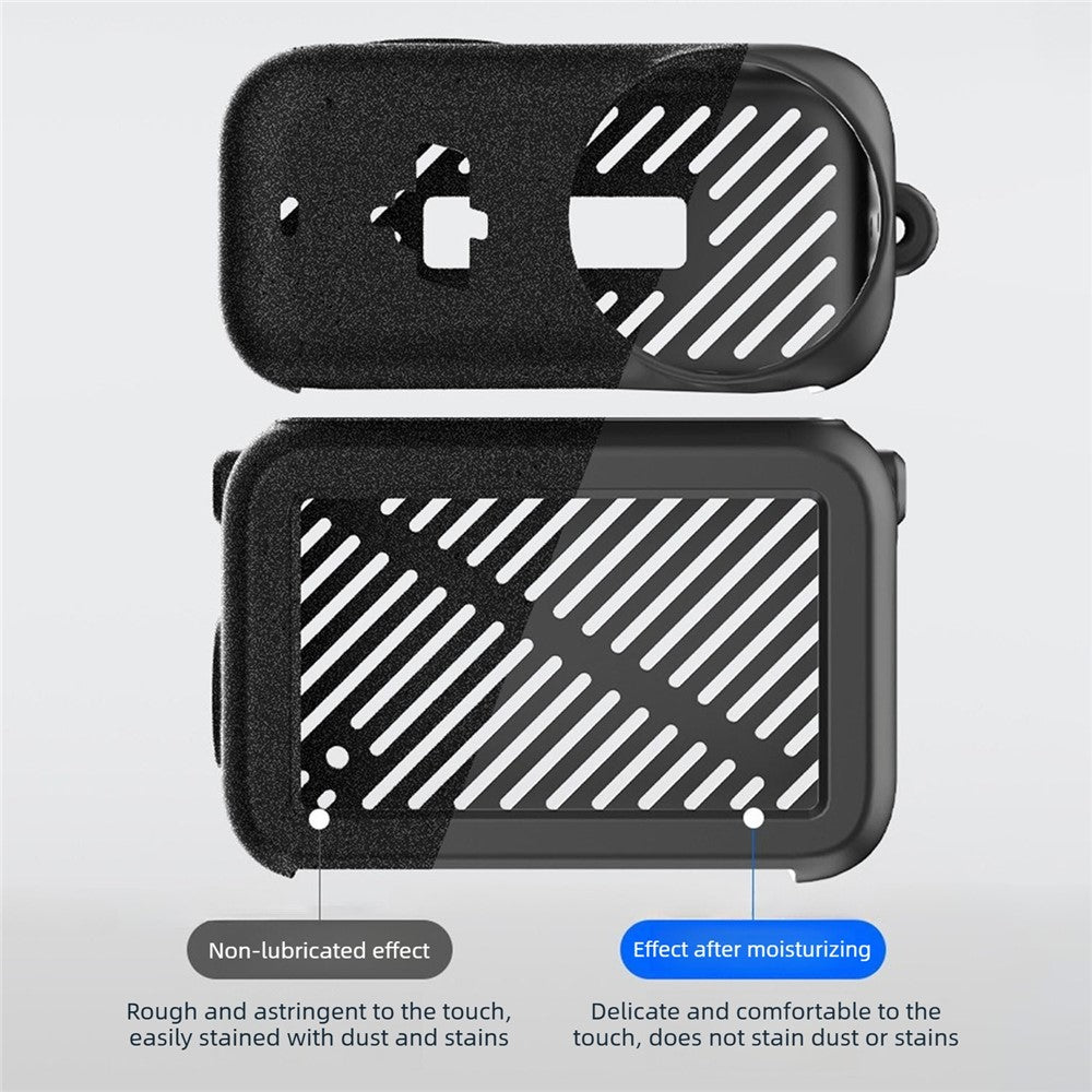 For DJI Osmo Nano Silicone Case Full Set Protective Cover with Lens Cap and Anti-lost Lanyard