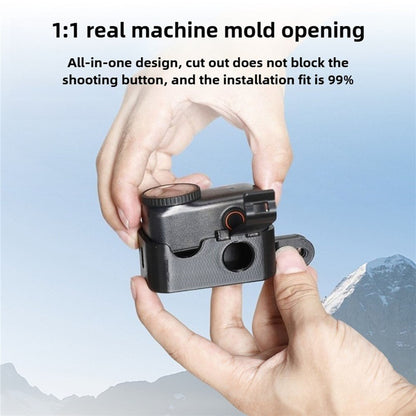 For DJI Osmo Nano Vertical Shooting Protective Frame Bracket Plastic Mount Camera Holder with Dual Expansion Interface