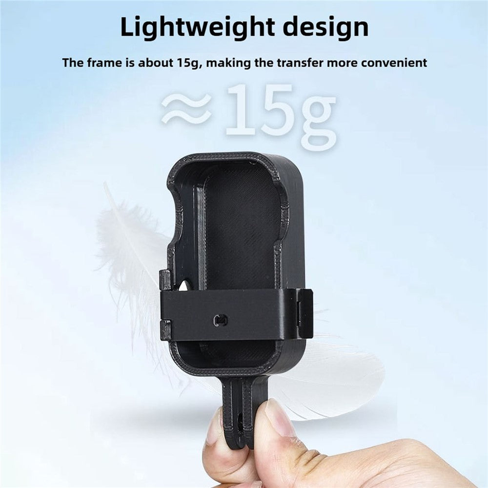 For DJI Osmo Nano Vertical Shooting Protective Frame Bracket Plastic Mount Camera Holder with Dual Expansion Interface