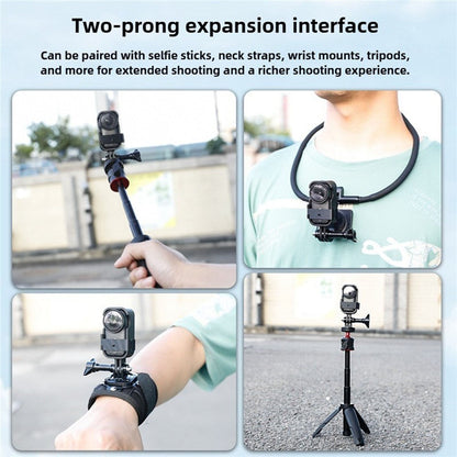 For DJI Osmo Nano Vertical Shooting Protective Frame Bracket Plastic Mount Camera Holder with Dual Expansion Interface