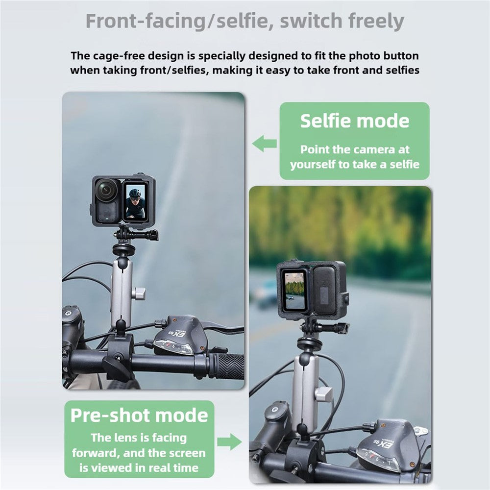 Cage Bracket for DJI Osmo Nano Protective Frame Cover Snap-in Mount Holder with Dual Expansion Interface
