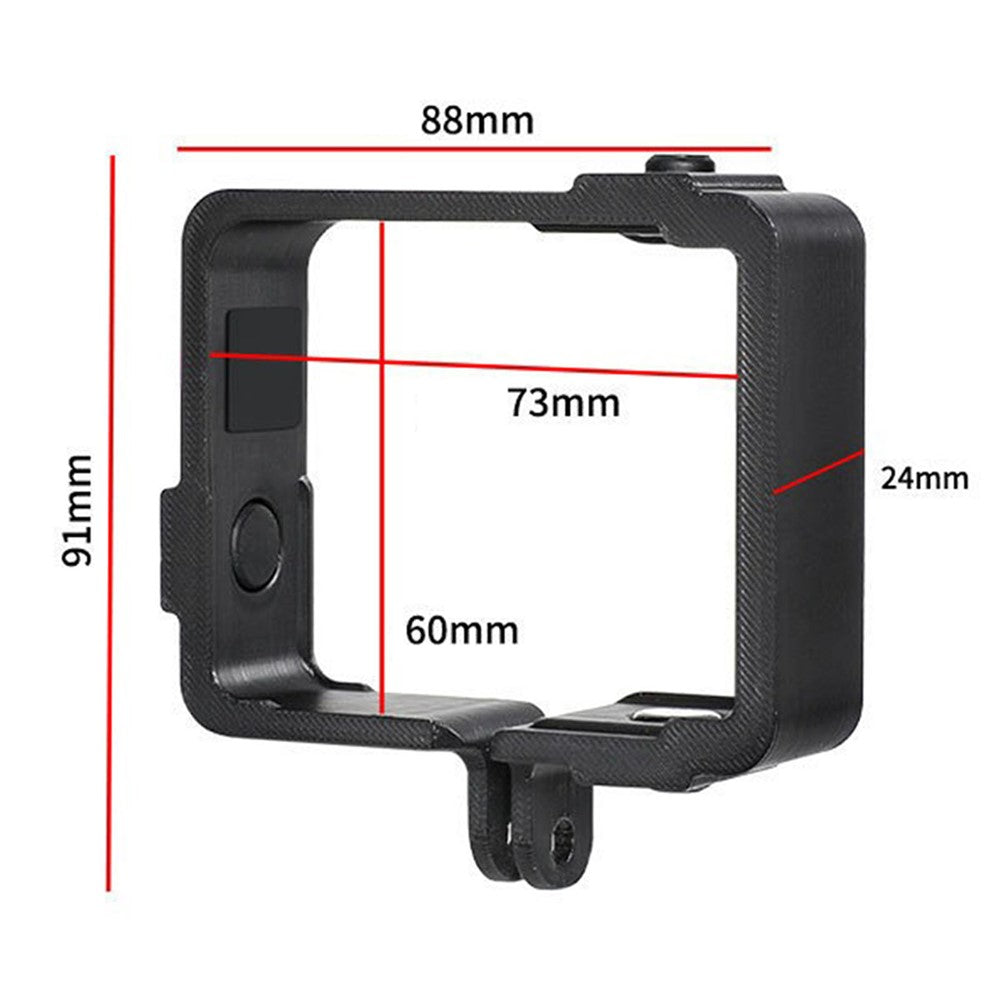 Cage Bracket for DJI Osmo Nano Protective Frame Cover Snap-in Mount Holder with Dual Expansion Interface