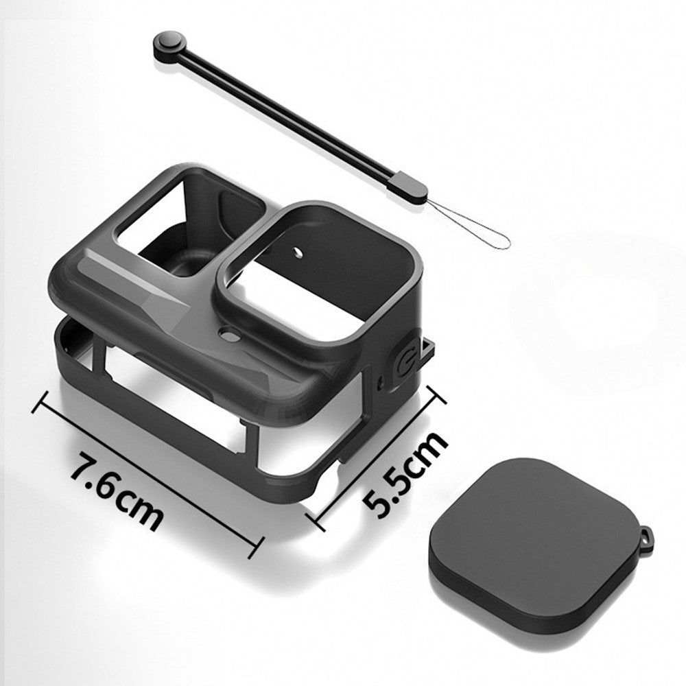Silicone Case for Insta360 Ace Pro Action Camera Lens Cap Full Body Anti-Dust Protective Cover