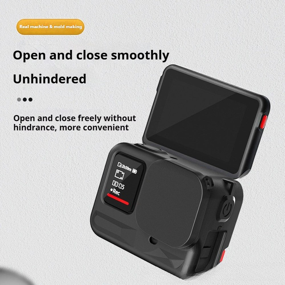 Silicone Case for Insta360 Ace Pro Action Camera Lens Cap Full Body Anti-Dust Protective Cover