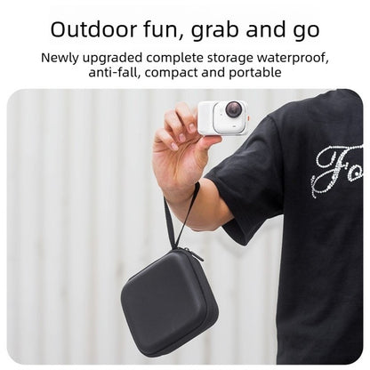 Carrying Case for Insta360 Go Ultra PU Hard Shell Storage Bag Shockproof Waterproof Protective Cover