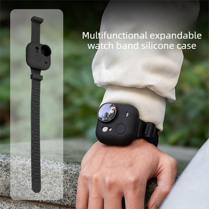 Expandable Strap Cover for Insta360 Go Ultra Silicone Protective Case Multi-Position Adjustable Wrist Band Protector