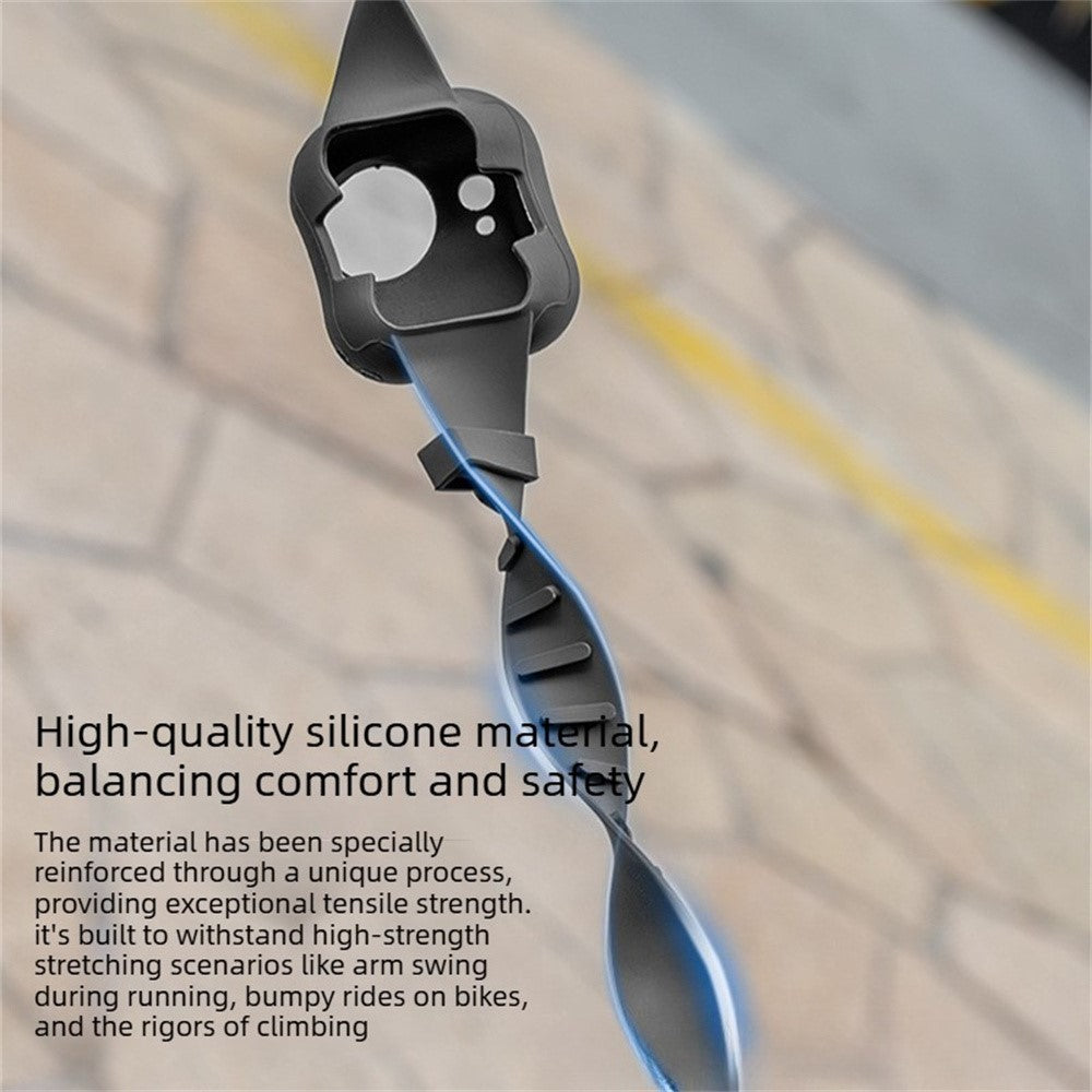 Expandable Strap Cover for Insta360 Go Ultra Silicone Protective Case Multi-Position Adjustable Wrist Band Protector