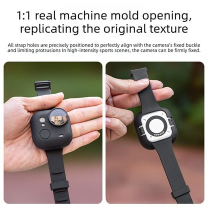Expandable Strap Cover for Insta360 Go Ultra Silicone Protective Case Multi-Position Adjustable Wrist Band Protector