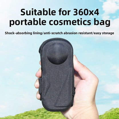 Carrying Case for Insta360 X4  /  X5 EVA Hard Shell Storage Bag Semi-open Zipper Protective Pouch