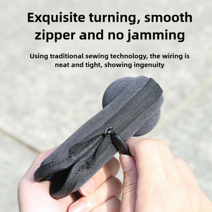 Carrying Case for Insta360 X4  /  X5 EVA Hard Shell Storage Bag Semi-open Zipper Protective Pouch