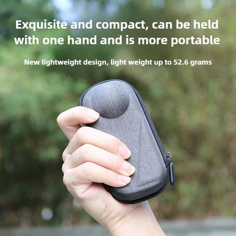 Carrying Case for Insta360 X4  /  X5 EVA Hard Shell Storage Bag Semi-open Zipper Protective Pouch