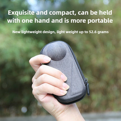 Carrying Case for Insta360 X4  /  X5 EVA Hard Shell Storage Bag Semi-open Zipper Protective Pouch