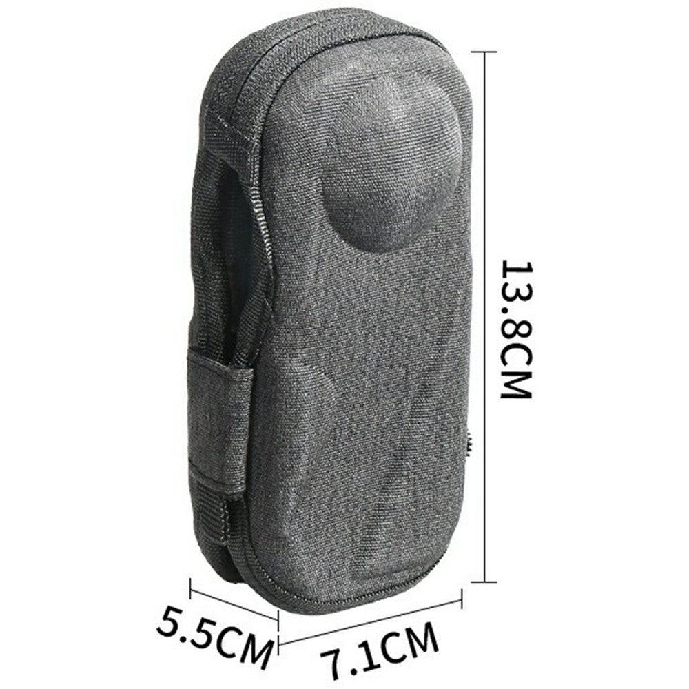 Carrying Case for Insta360 X4  /  X5 EVA Hard Shell Storage Bag Semi-open Zipper Protective Pouch