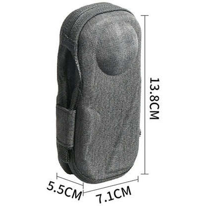 Carrying Case for Insta360 X4  /  X5 EVA Hard Shell Storage Bag Semi-open Zipper Protective Pouch